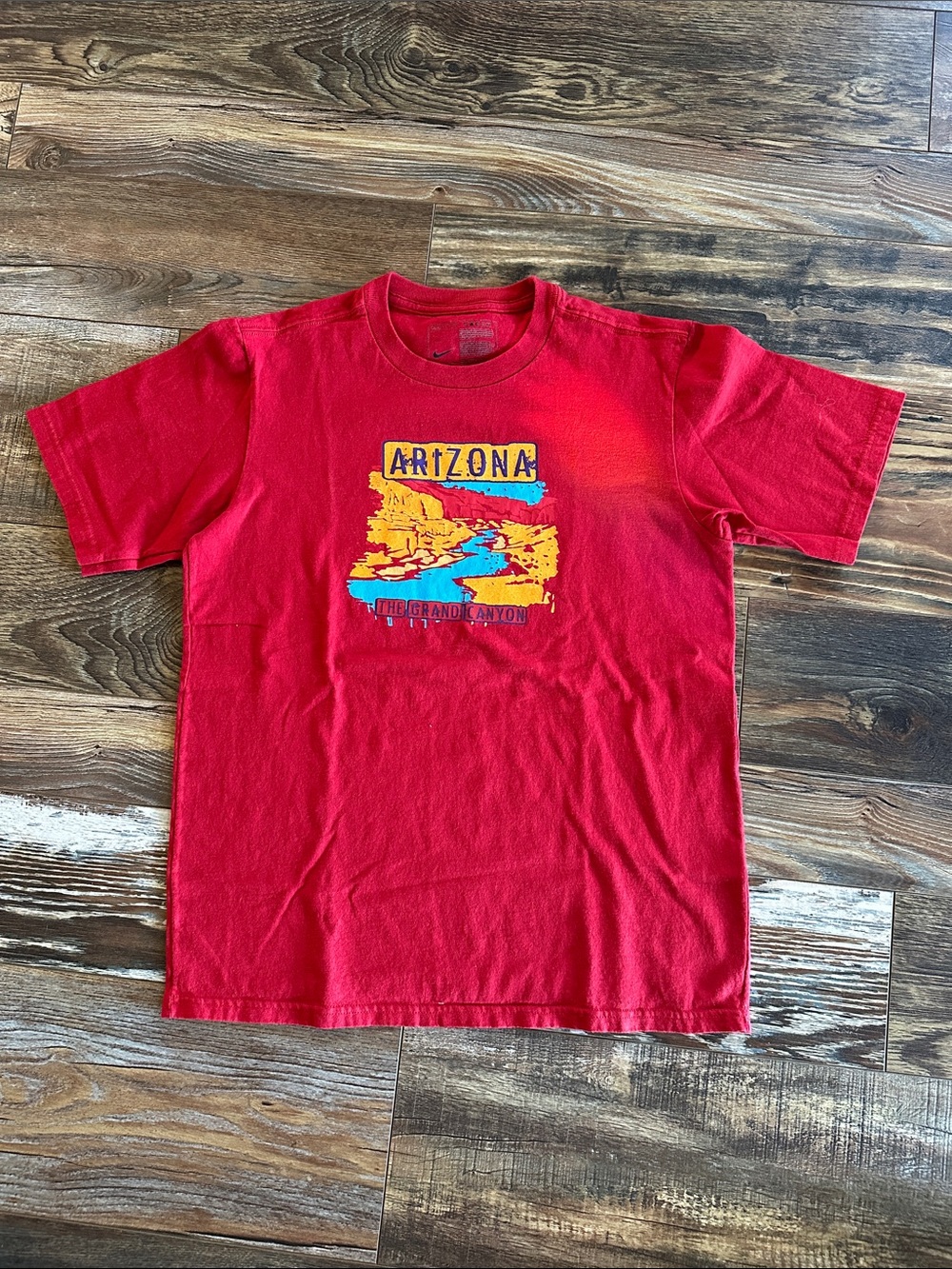 Nike Red Short Sleeve Tee with Arizona Graphic